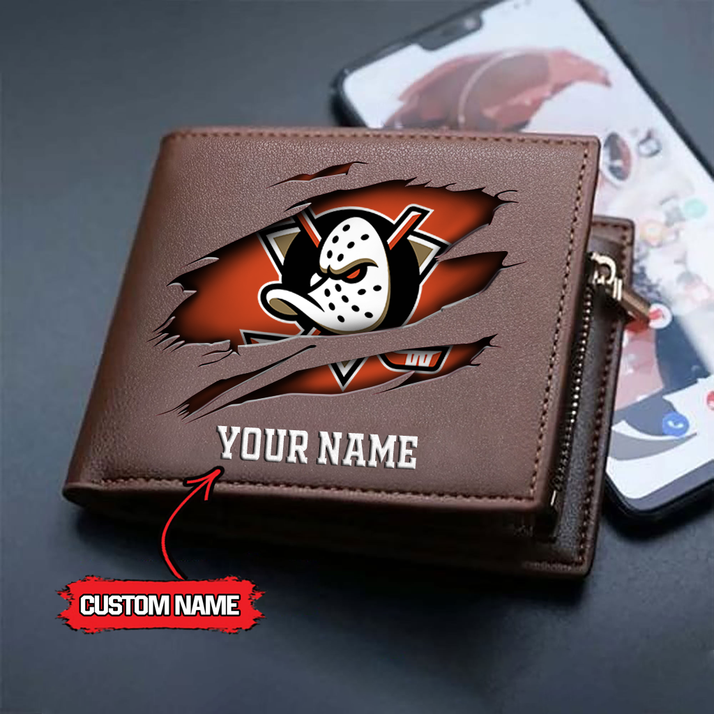NHL x AD Custom Name Leather Wallet HLP HLPHUONG