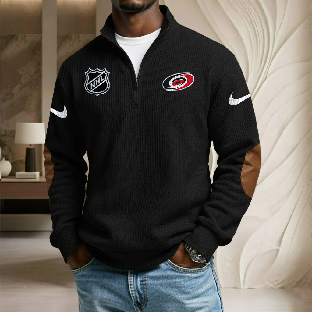 NHL x CAR Sport Team Stand Collar Half-zip Sweatshirt HLP HLPHUONG