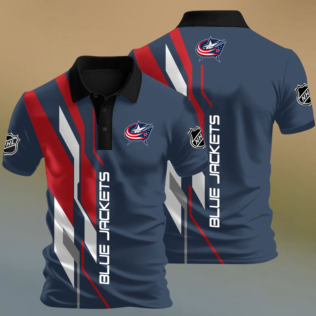 NHL x CBJ Racing Premium Polo Shirt HLP HLPHUONG