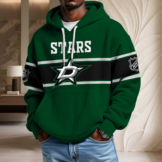 NHL x DAL Waffle Hoodie HLP HLPHUONG