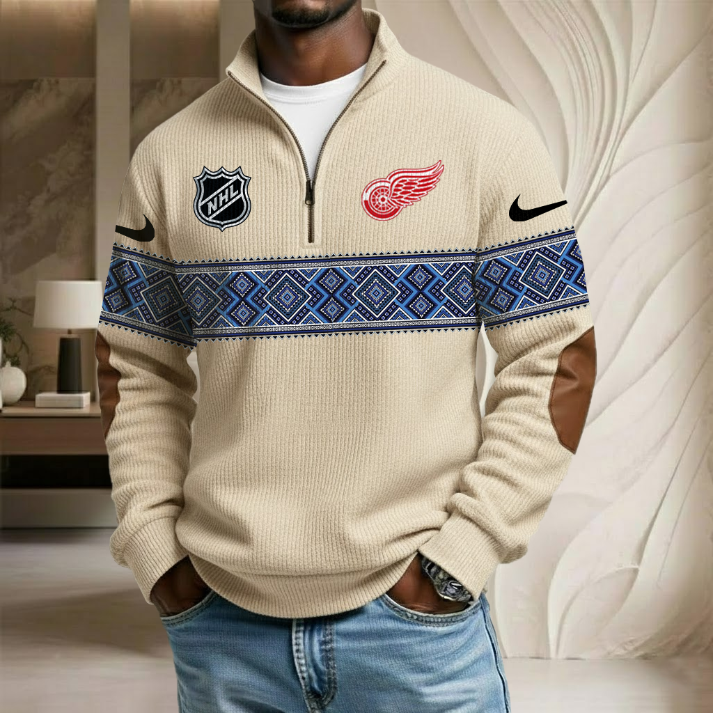 NHL x DRW Stand Collar Half-zip Sweatshirt HLP HLPHUONG
