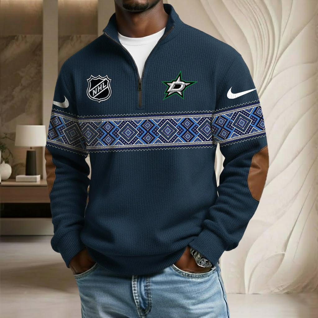 NHL x DS Stand Collar Half-zip Sweatshirt HLP HLPHUONG