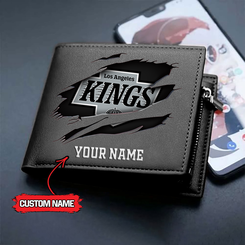 NHL x LAK Custom Name Leather Wallet HLP HLPHUONG