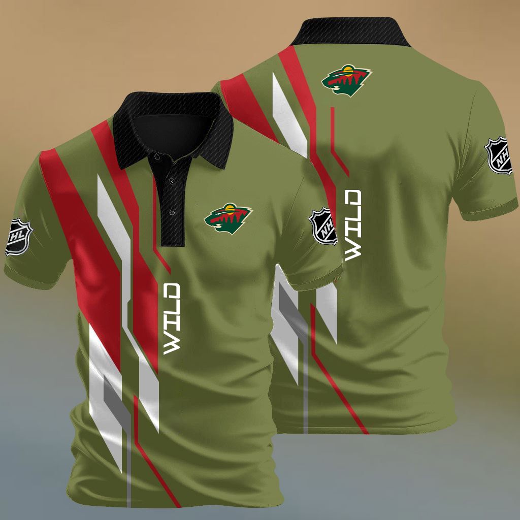 NHL x MIN Racing Premium Polo Shirt HLP HLPHUONG