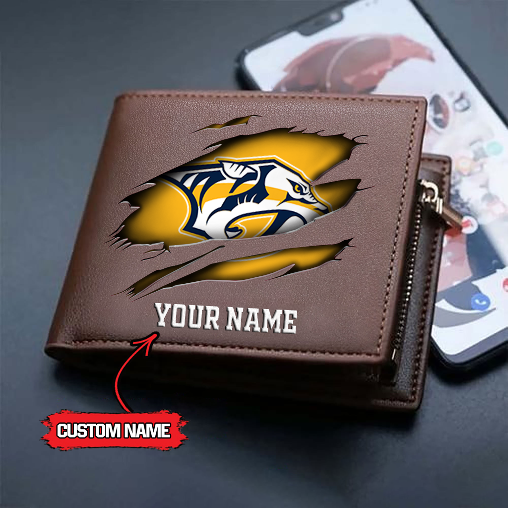NHL x NP Custom Name Leather Wallet HLP HLPHUONG