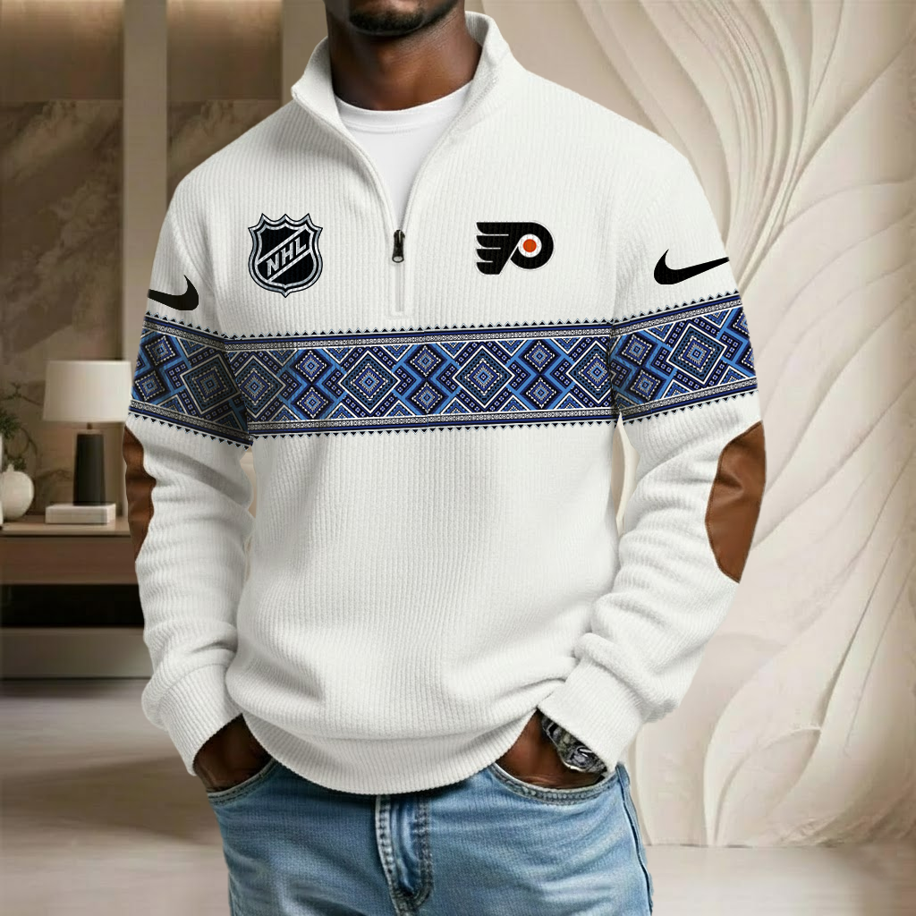 NHL x PF Stand Collar Half-zip Sweatshirt HLP HLPHUONG