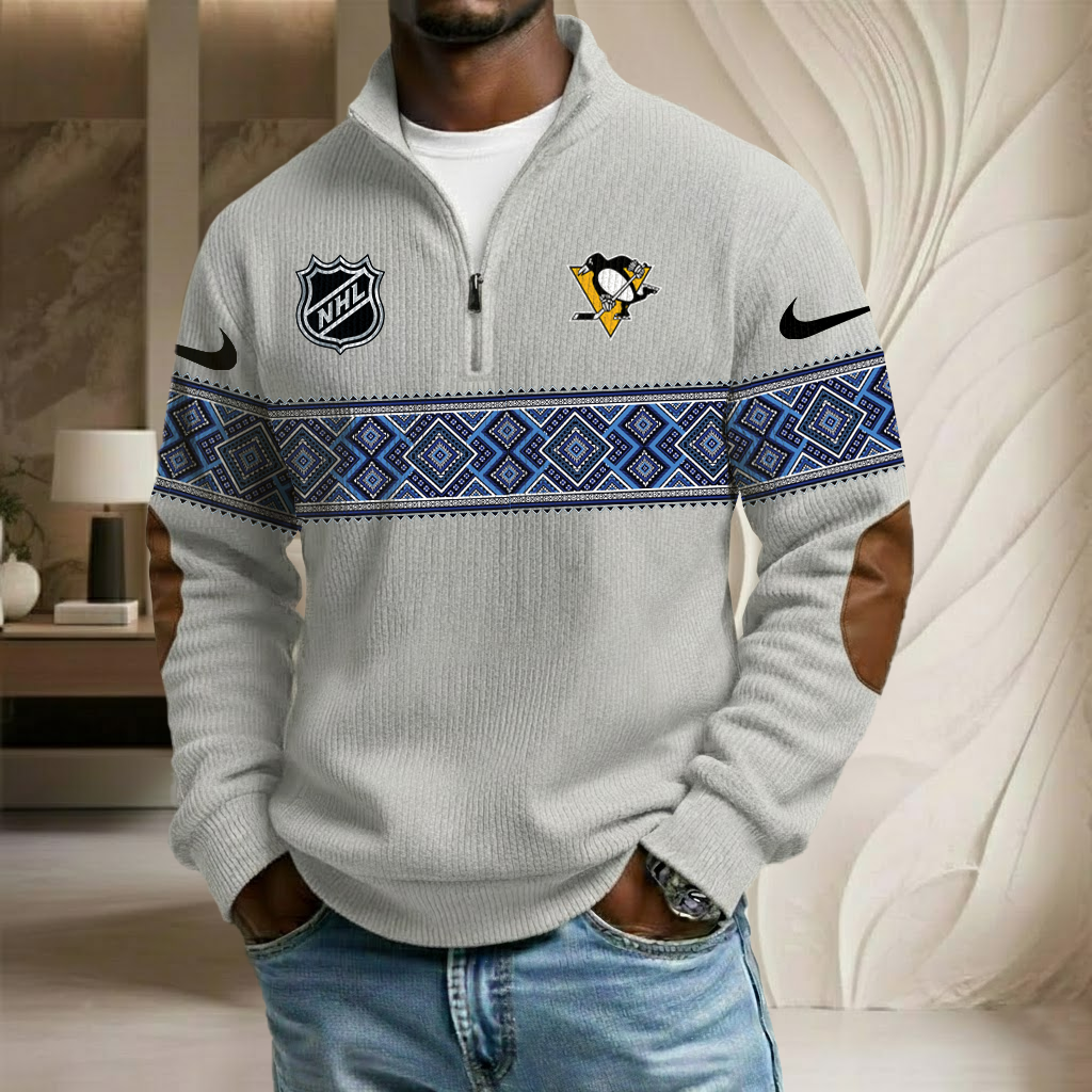 NHL x PP Stand Collar Half-zip Sweatshirt HLP HLPHUONG