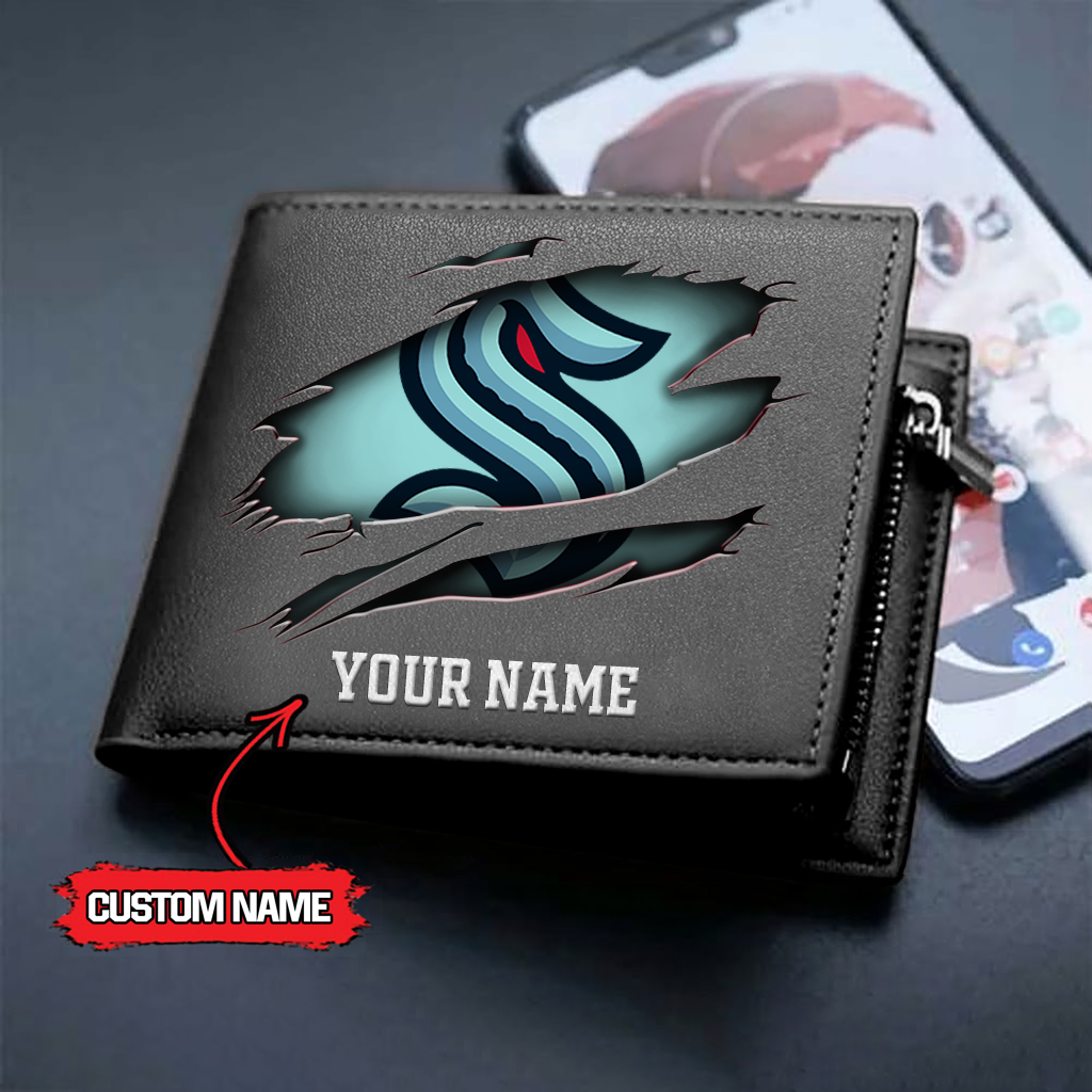 NHL x SK Custom Name Leather Wallet HLP HLPHUONG