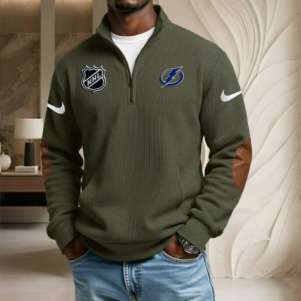 NHL x TB Sport Team Stand Collar Half-zip Sweatshirt HLP HLPHUONG
