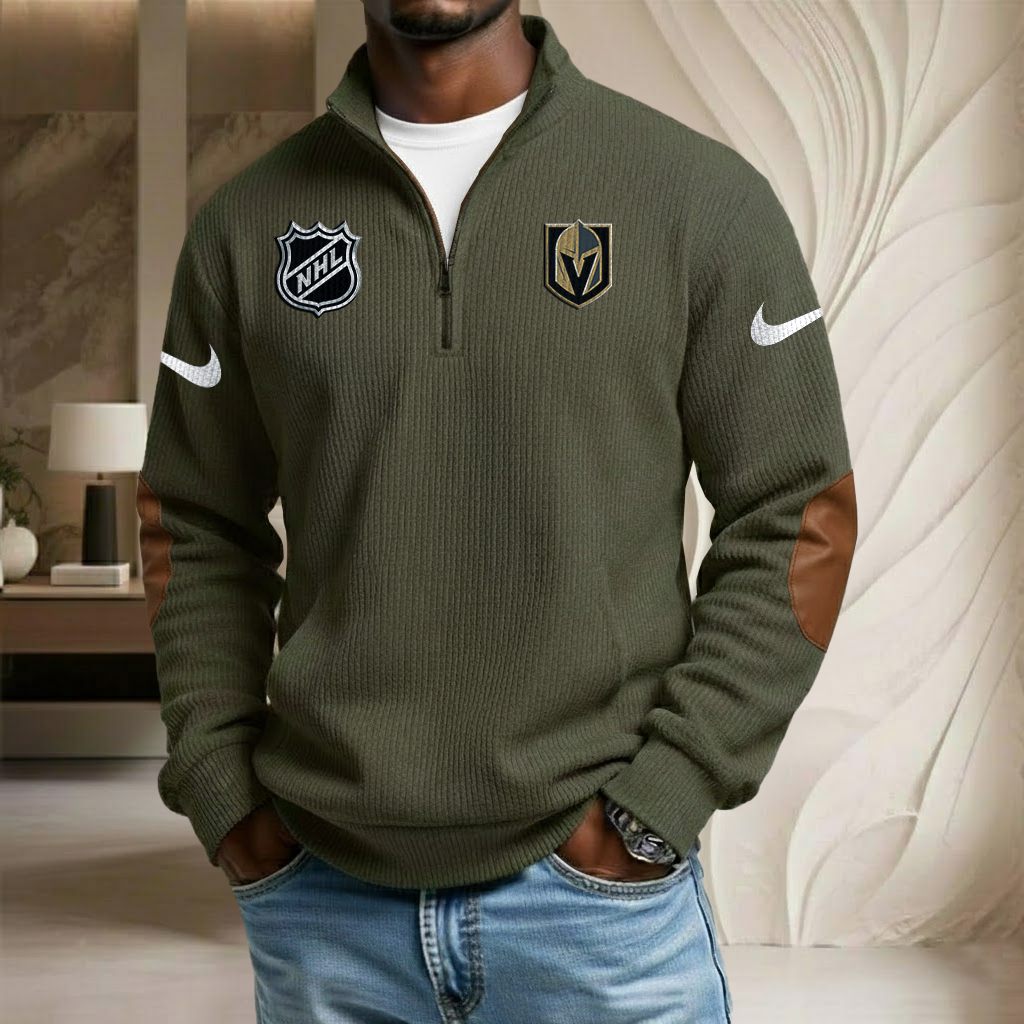 NHL x VEG Sport Team Stand Collar Half-zip Sweatshirt HLP HLPHUONG