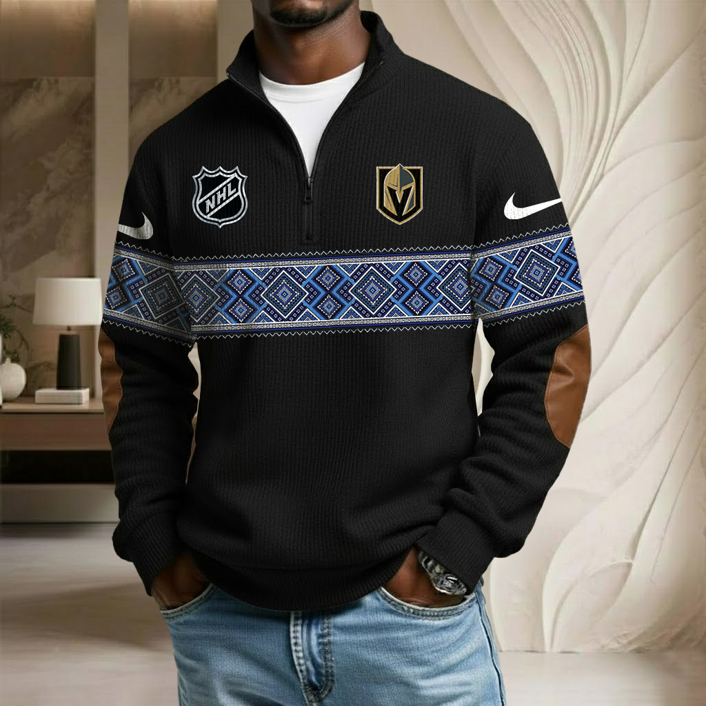 NHL x VGK Stand Collar Half-zip Sweatshirt HLP HLPHUONG