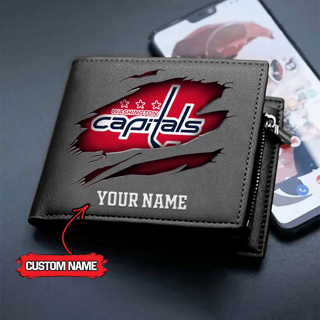 NHL x WC Custom Name Leather Wallet HLP HLPHUONG