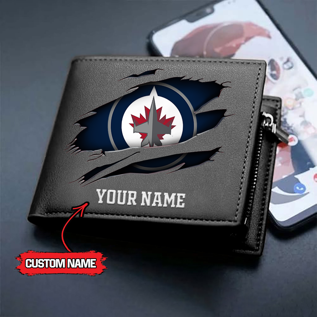 NHL x WJ Custom Name Leather Wallet HLP HLPHUONG