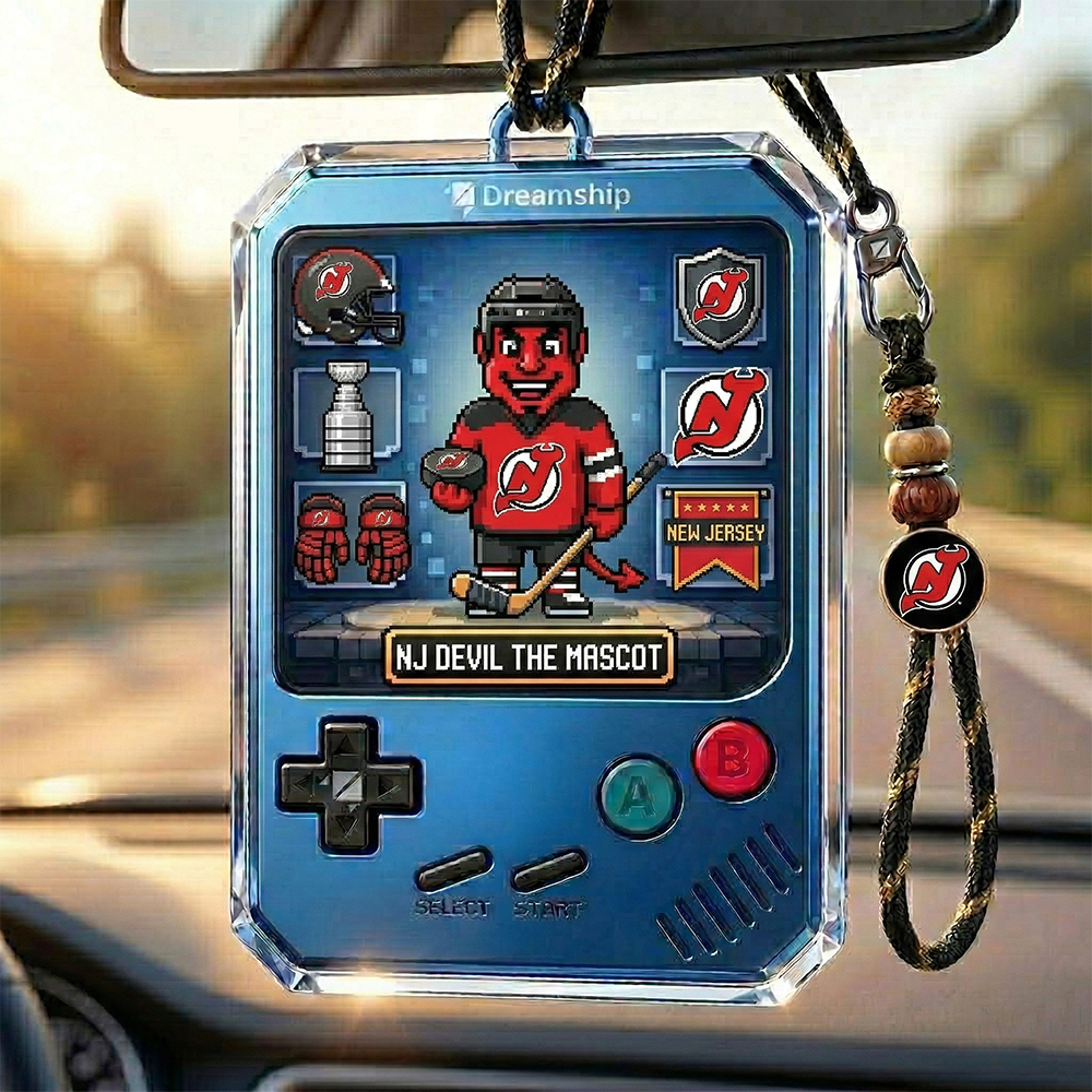 NJD x Classic NHL Hockey Car Ornaments NAK TTT