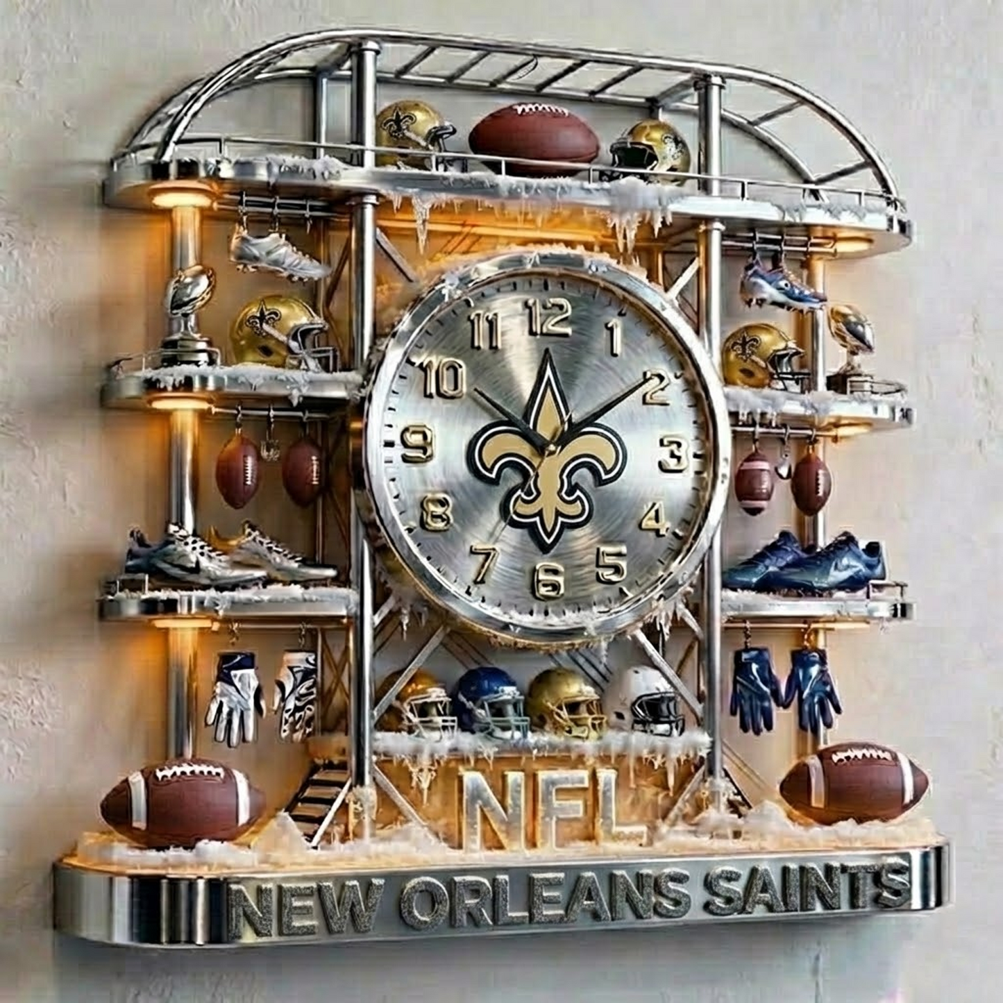 NO X NFL Arctic Stadium Timepiece 1301 NAK NHT