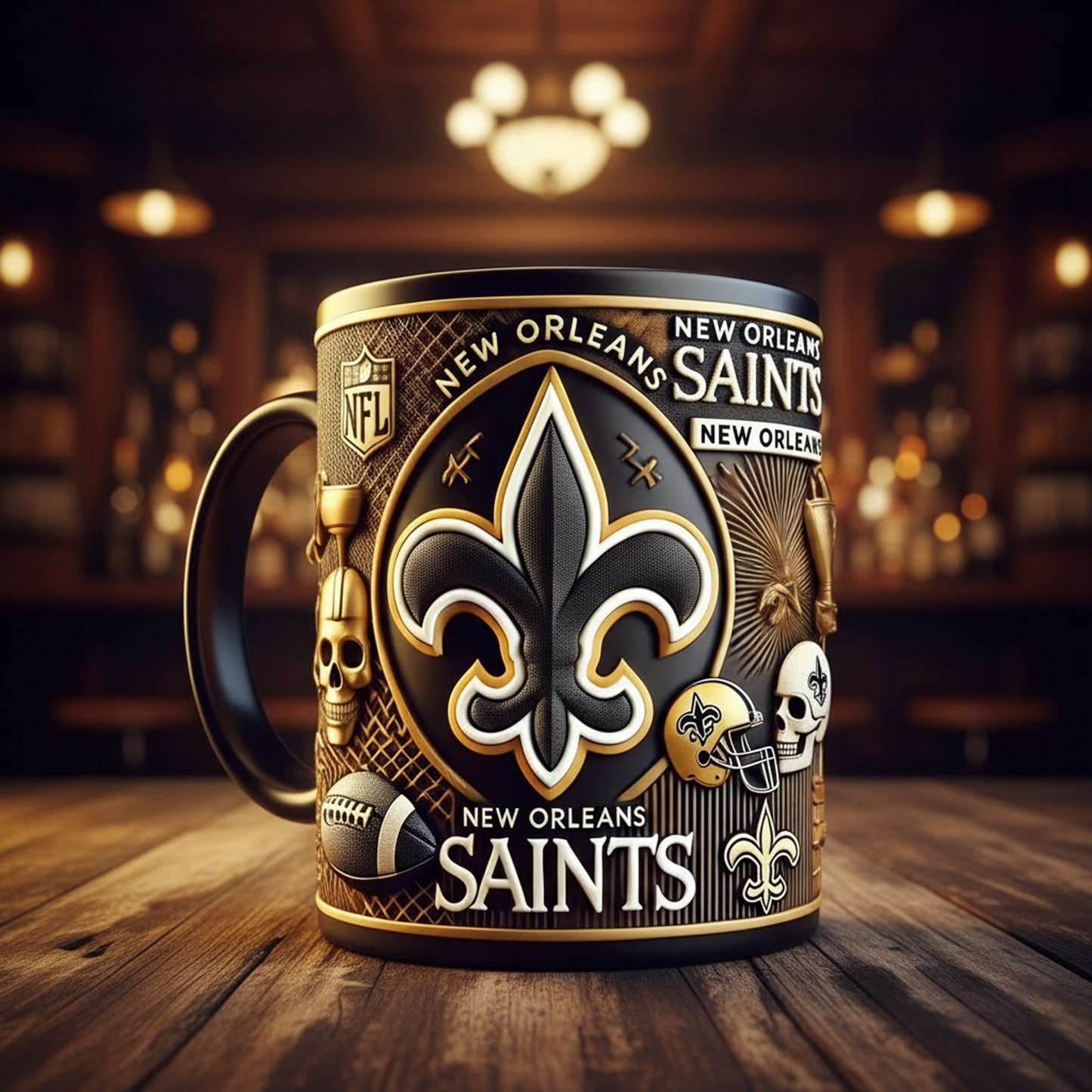 NO X NFL football team Mug Series- Limited Edition Collectible NAK NHT