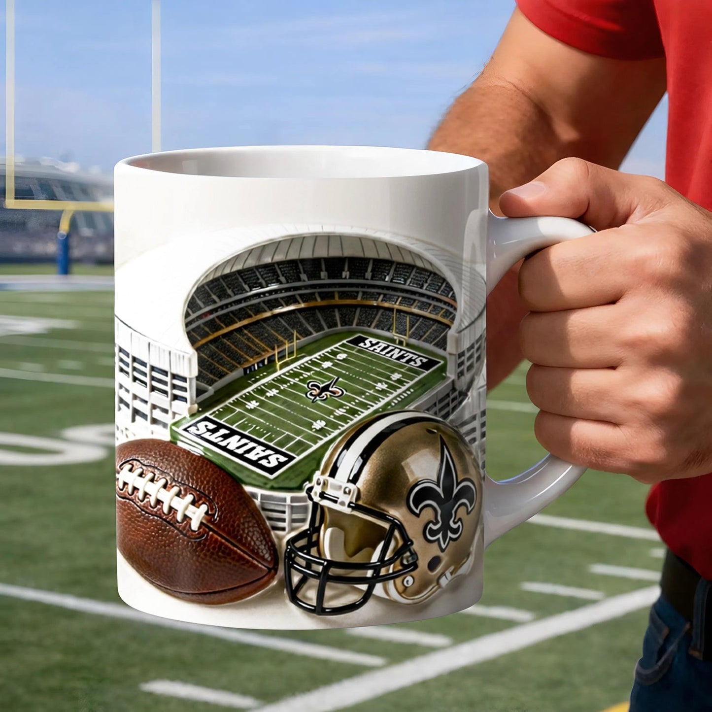 NO x NFL Legend Stadium Game Day Mug NAK NHM