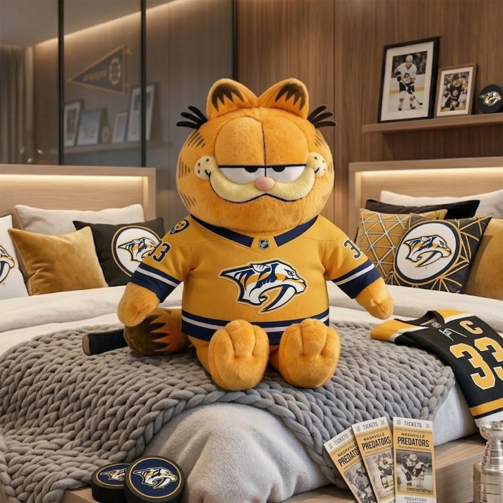 NP x Garfield plushie in NHL team editions NAK TTT