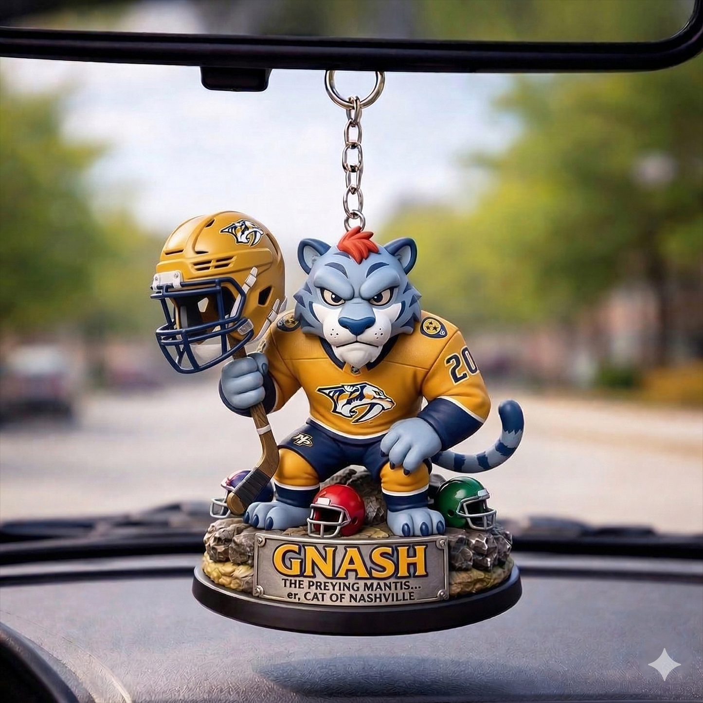 NP x NHL Guardian Mascot Car Decor NAK TTT