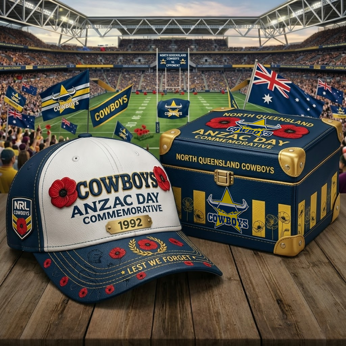 NQL x NRL ANZAC Day Commemorative Cap NAK NHT