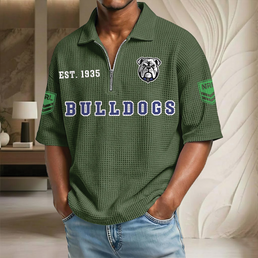 NRL x CBB EST Waffle Half-Zip Polo Shirt HLP HLPHUONG