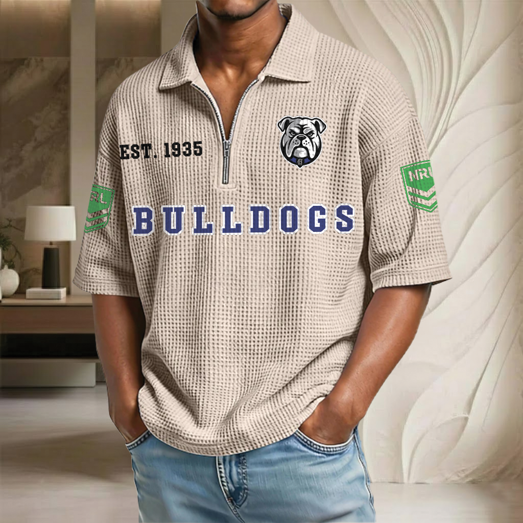 NRL x CBB EST Waffle Half-Zip Polo Shirt HLP HLPHUONG