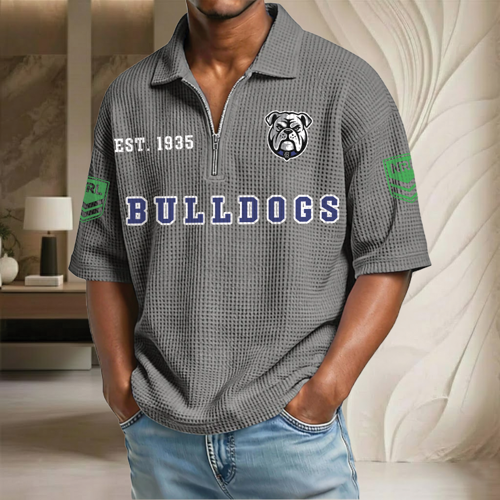 NRL x CBB EST Waffle Half-Zip Polo Shirt HLP HLPHUONG