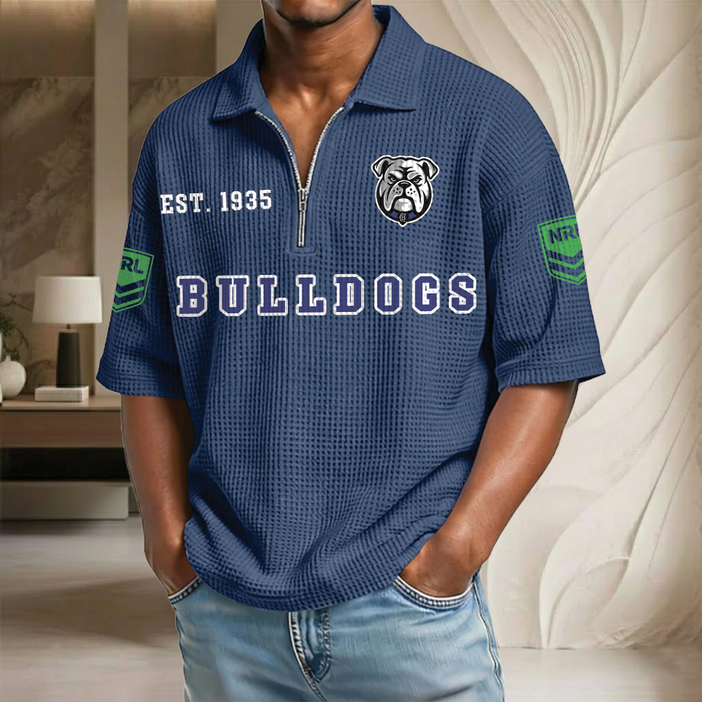 NRL x CBB EST Waffle Half-Zip Polo Shirt HLP HLPHUONG