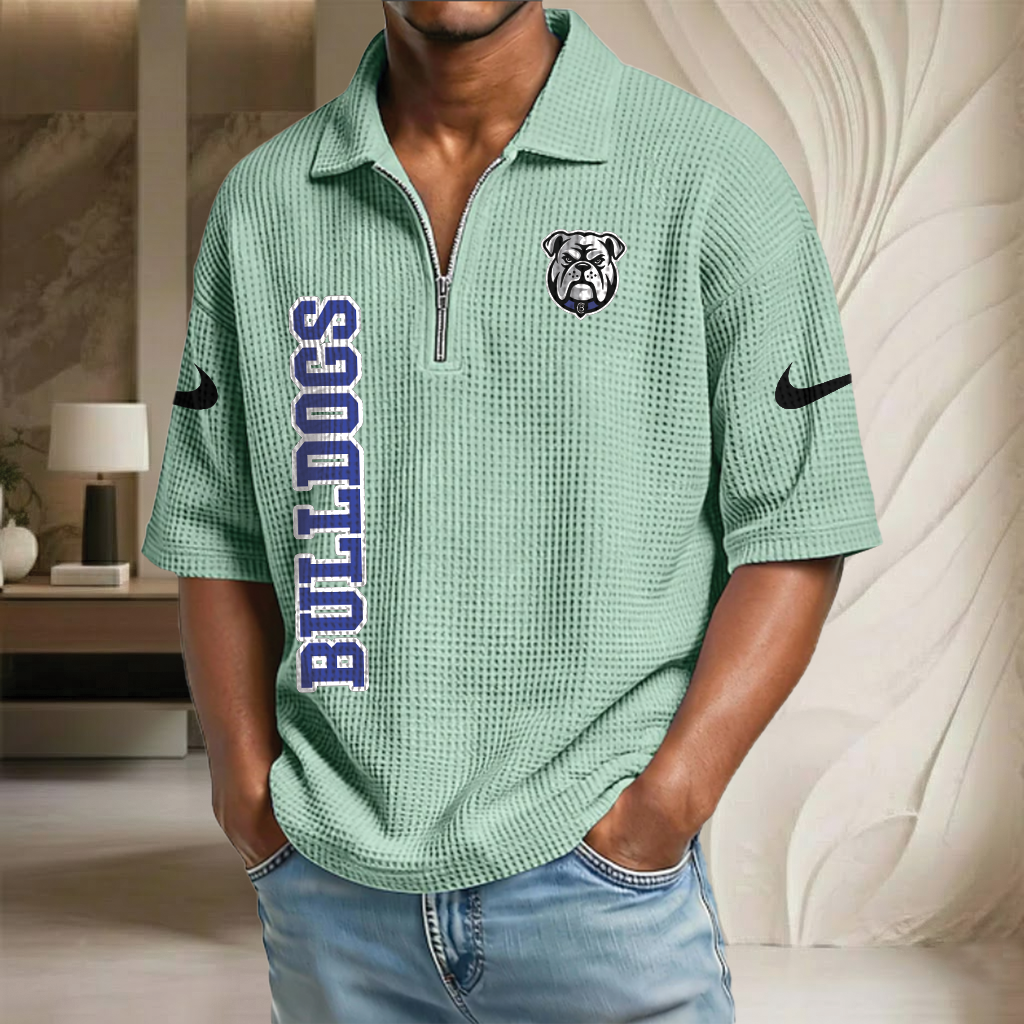 NRL x CBB Waffle Half-Zip Polo Shirt HLP HLPHUONG