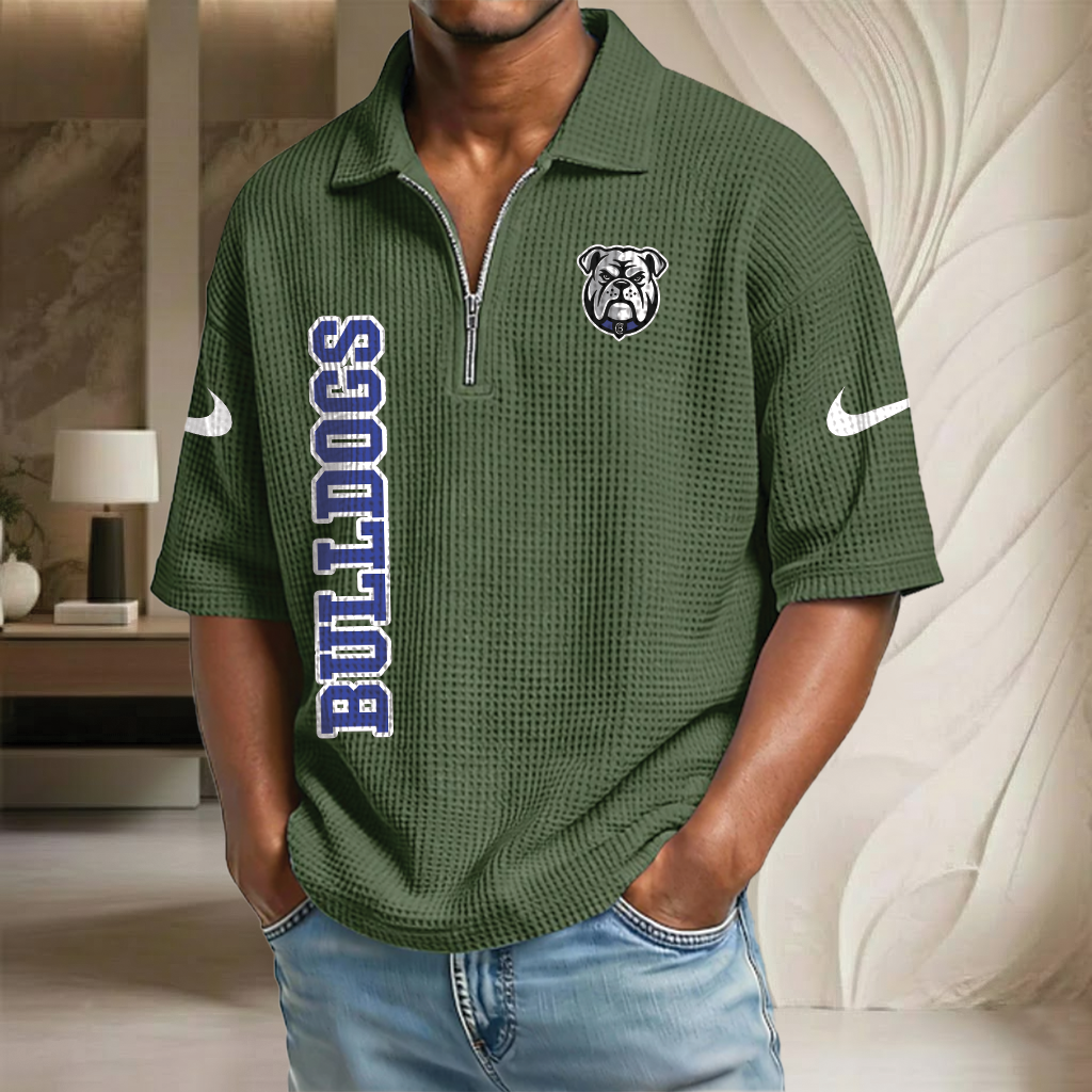 NRL x CBB Waffle Half-Zip Polo Shirt HLP HLPHUONG