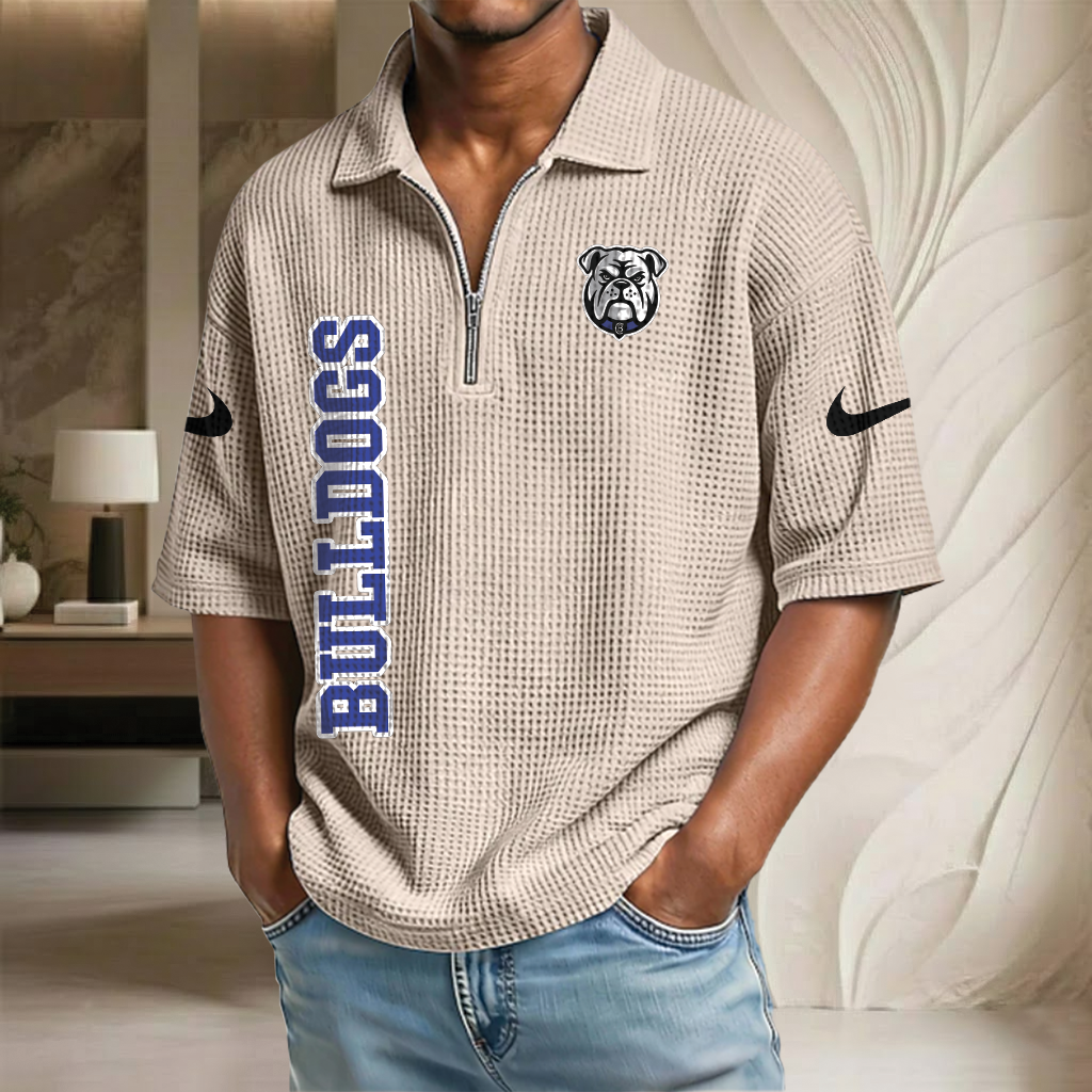 NRL x CBB Waffle Half-Zip Polo Shirt HLP HLPHUONG