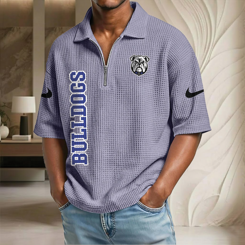 NRL x CBB Waffle Half-Zip Polo Shirt HLP HLPHUONG