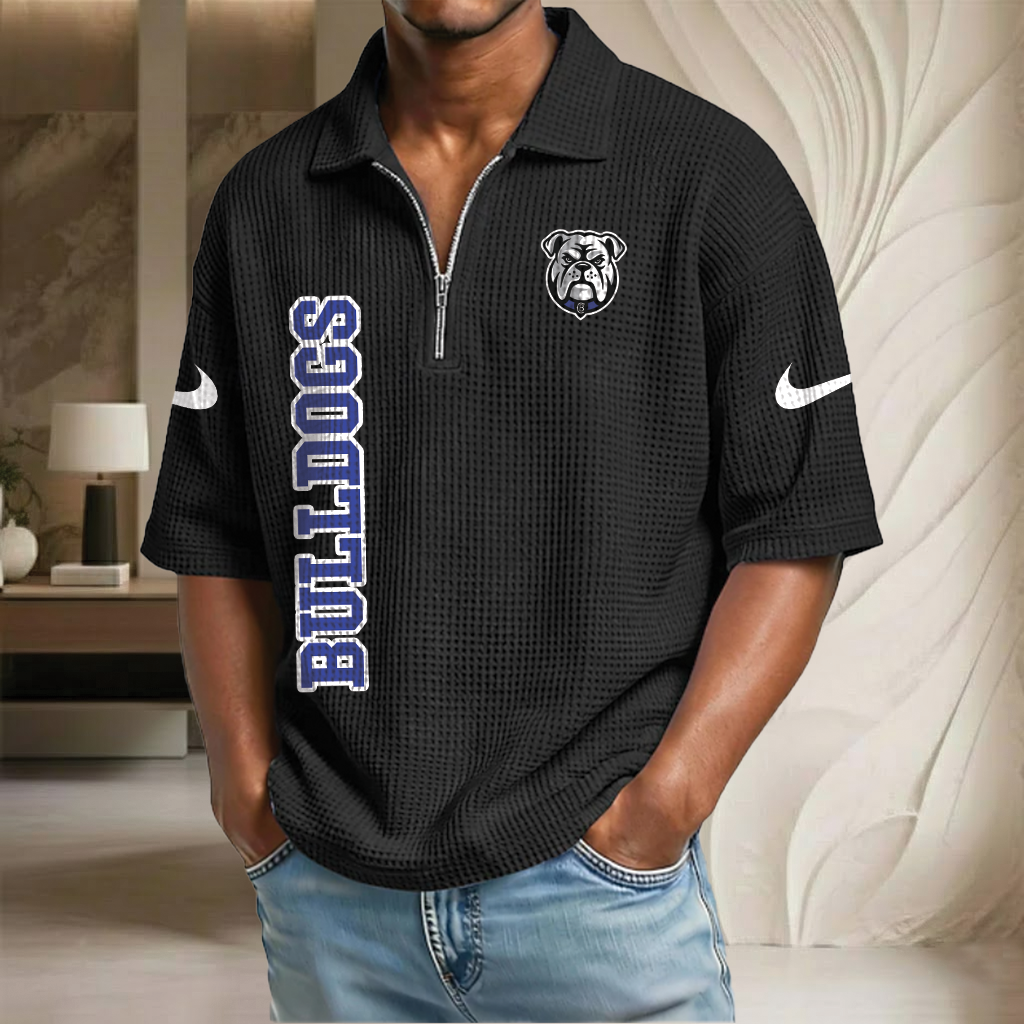 NRL x CBB Waffle Half-Zip Polo Shirt HLP HLPHUONG
