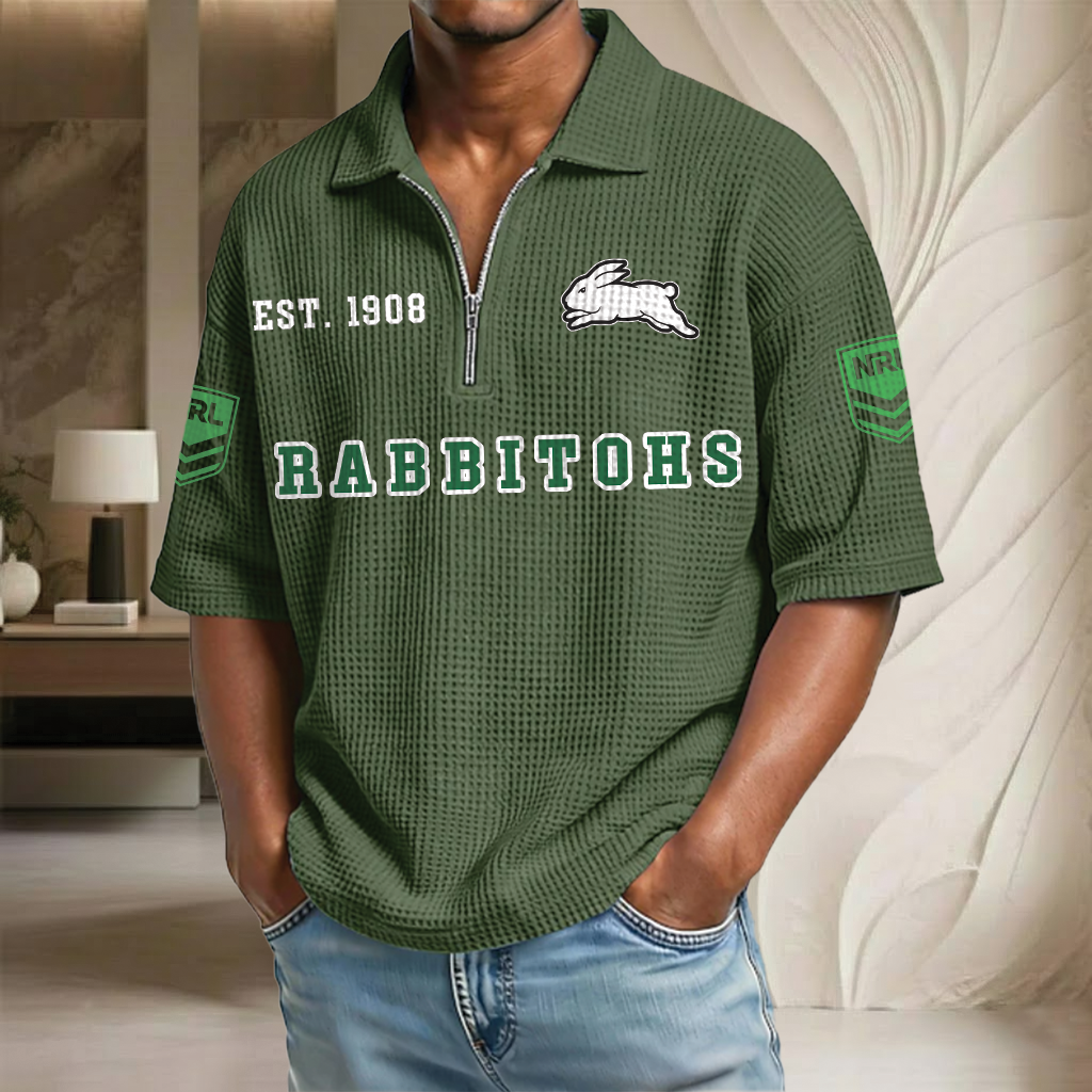 NRL x SSR EST Waffle Half-Zip Polo Shirt HLP HLPHUONG