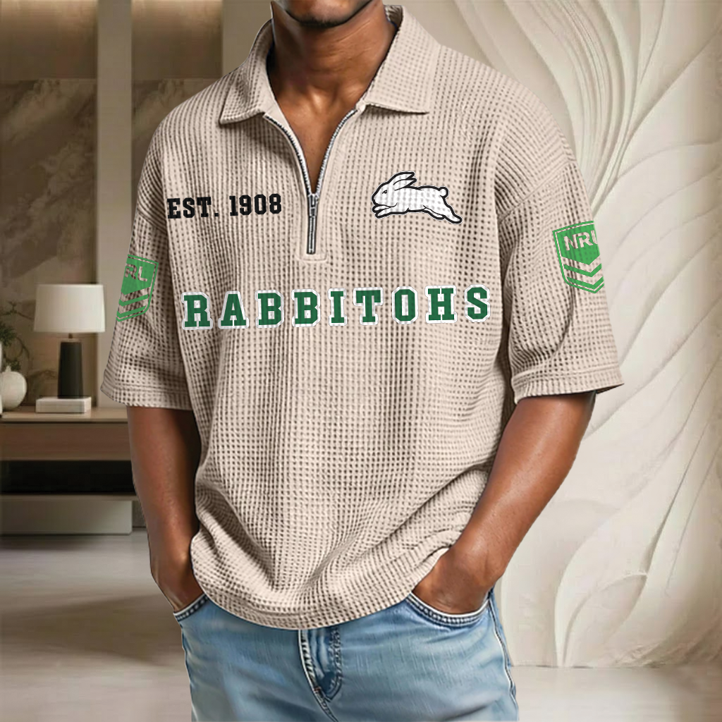 NRL x SSR EST Waffle Half-Zip Polo Shirt HLP HLPHUONG