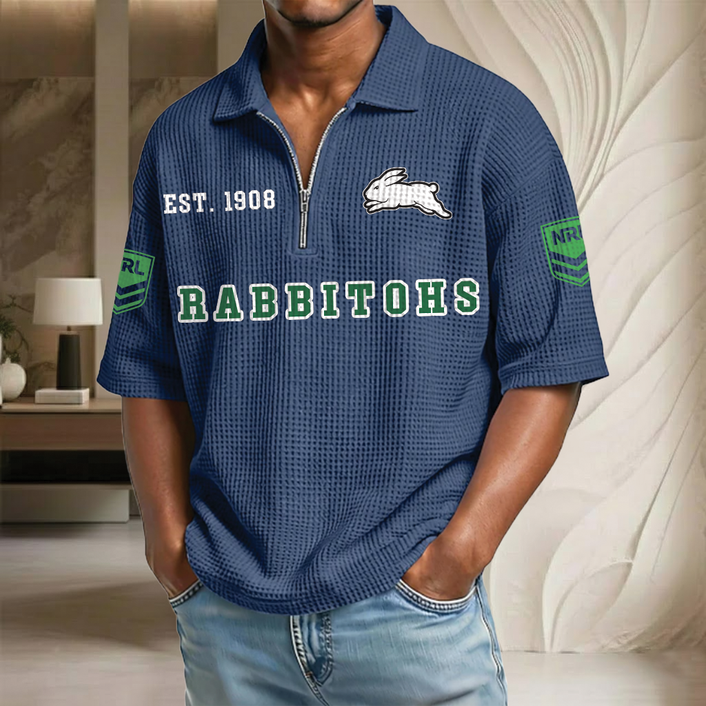 NRL x SSR EST Waffle Half-Zip Polo Shirt HLP HLPHUONG