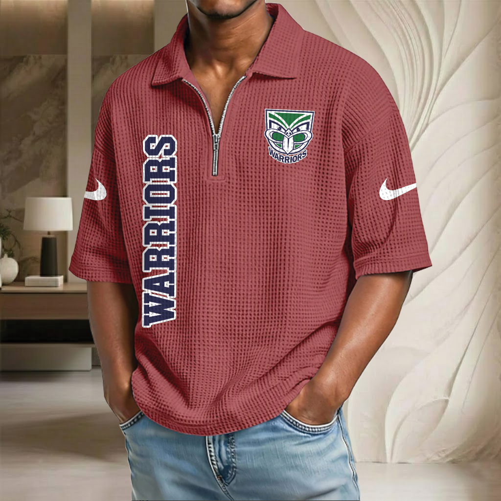 NRL x WA Waffle Half-Zip Polo Shirt HLP HLPHUONG