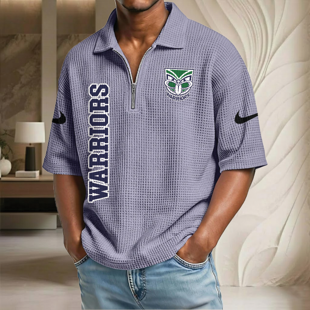 NRL x WA Waffle Half-Zip Polo Shirt HLP HLPHUONG