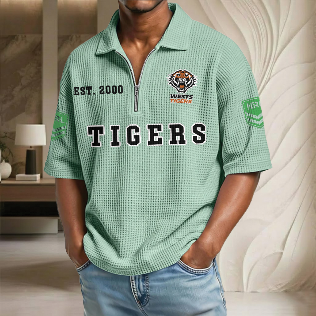 NRL x WT EST Waffle Half-Zip Polo Shirt HLP HLPHUONG