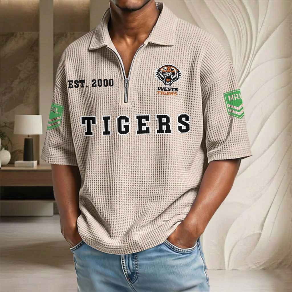NRL x WT EST Waffle Half-Zip Polo Shirt HLP HLPHUONG