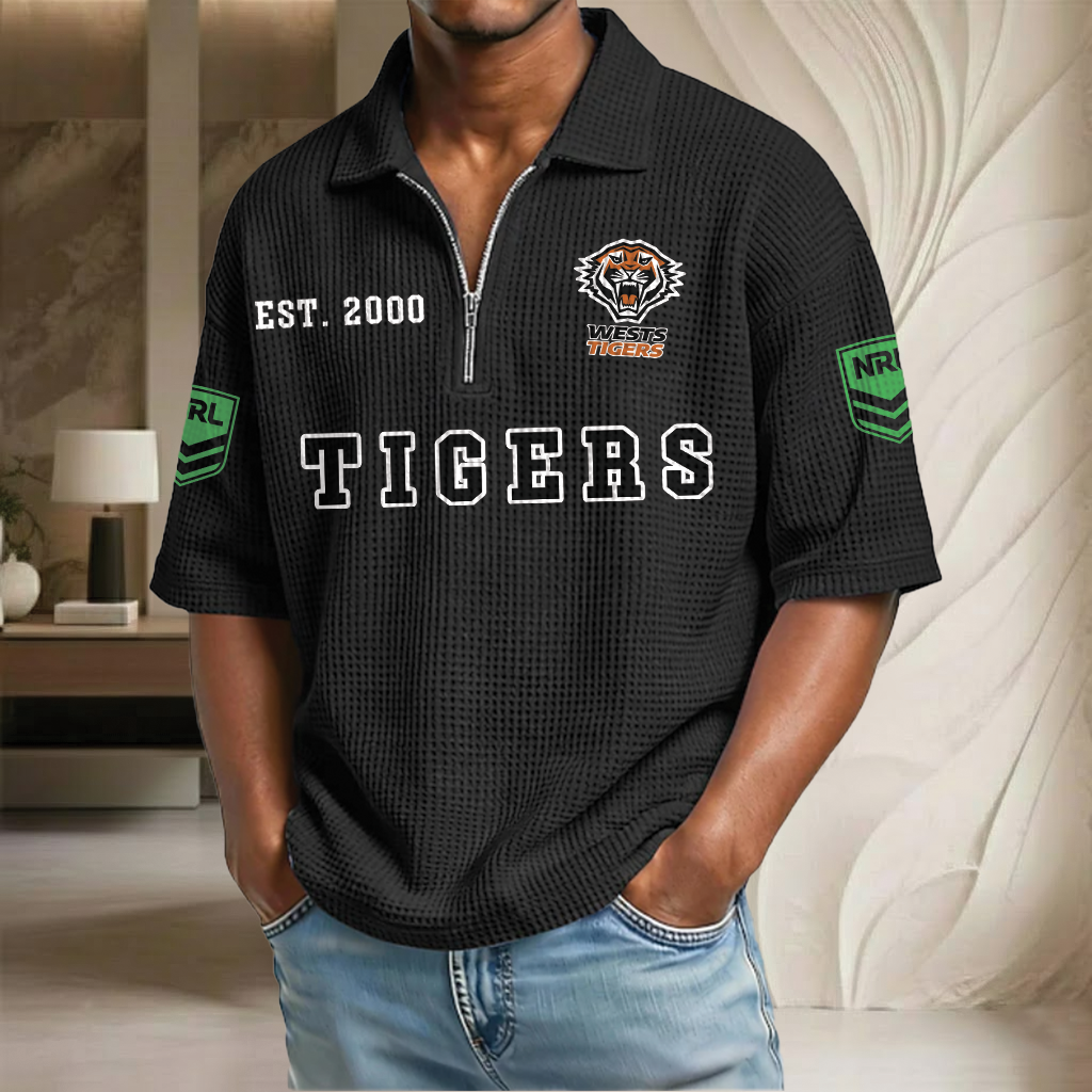 NRL x WT EST Waffle Half-Zip Polo Shirt HLP HLPHUONG