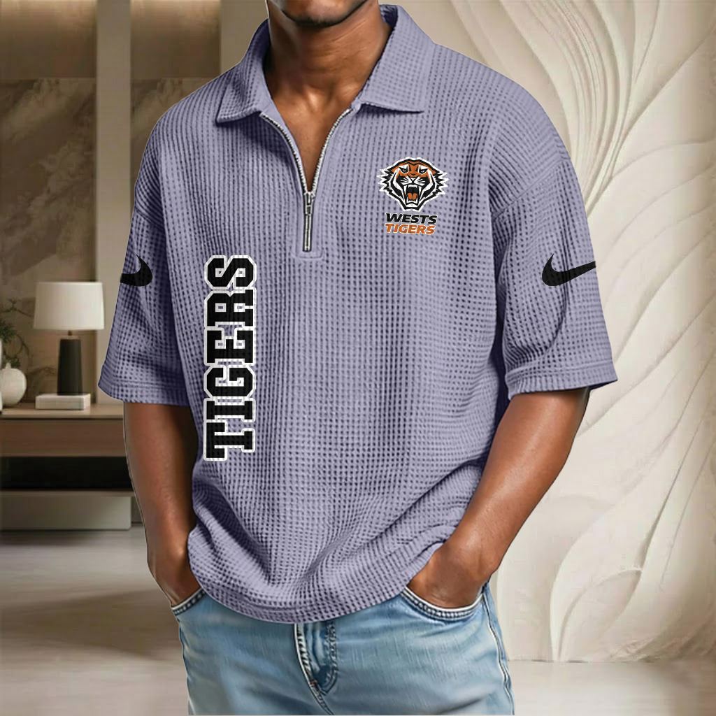 NRL x WT Waffle Half-Zip Polo Shirt HLP HLPHUONG