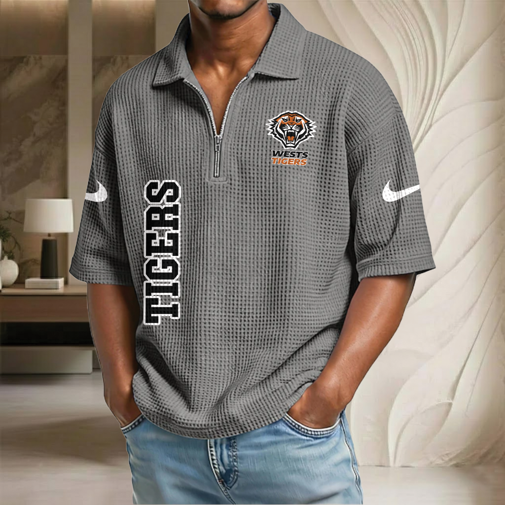 NRL x WT Waffle Half-Zip Polo Shirt HLP HLPHUONG