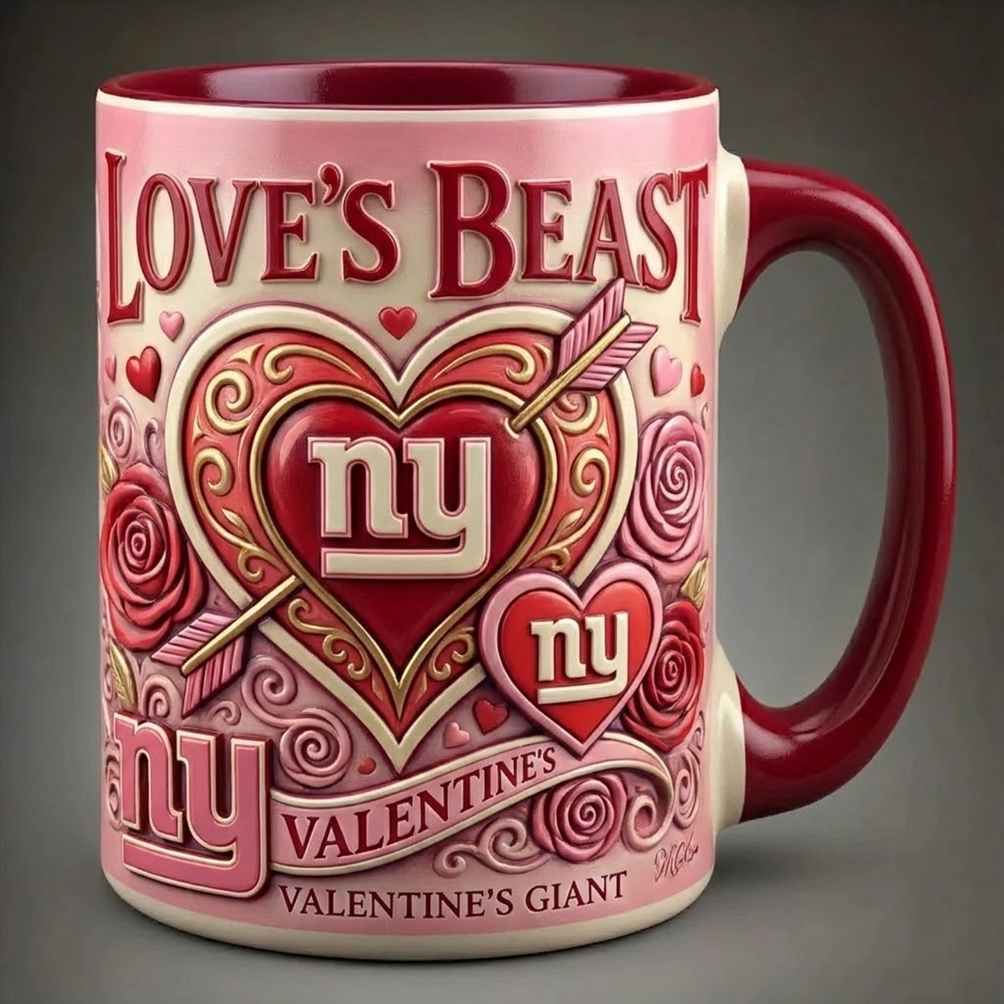 NYG X NFL Love Season Mug - Valentine V2 NAK NHT