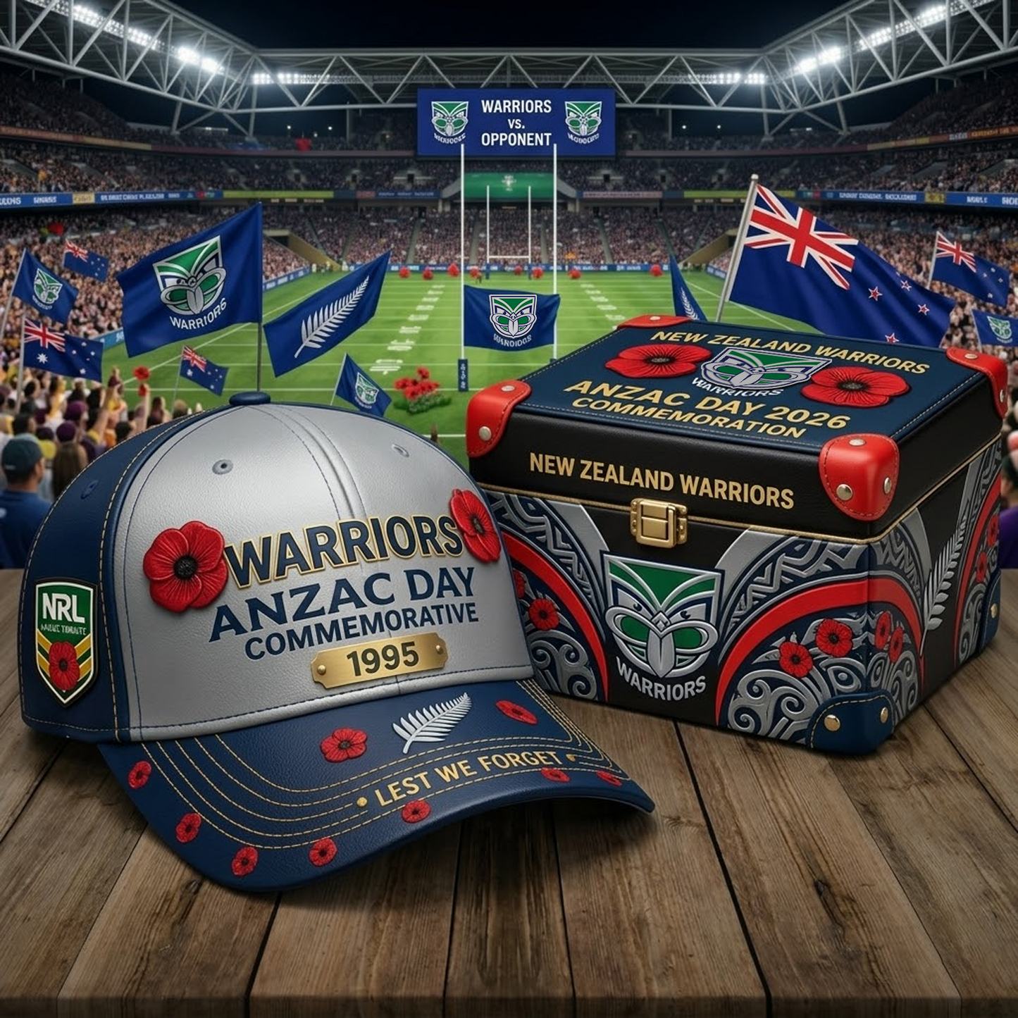 NZW x NRL ANZAC Day Commemorative Cap NAK NHT
