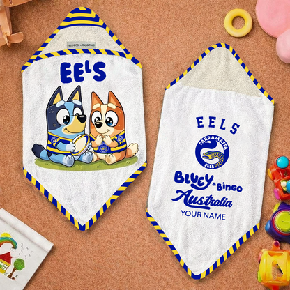 PAR x NRL Cute Baby Bath Hooded Towel NAK NHT