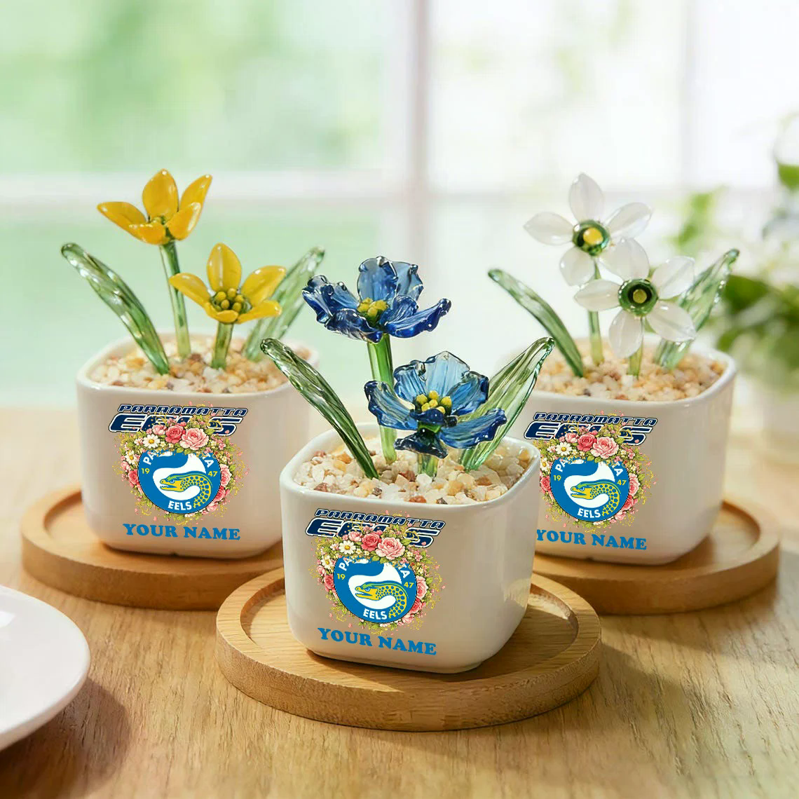 PE _NRL Custom Birth Month Glass Flower Pot Handmade Gift For Fan - Limited Edition NAK TTT