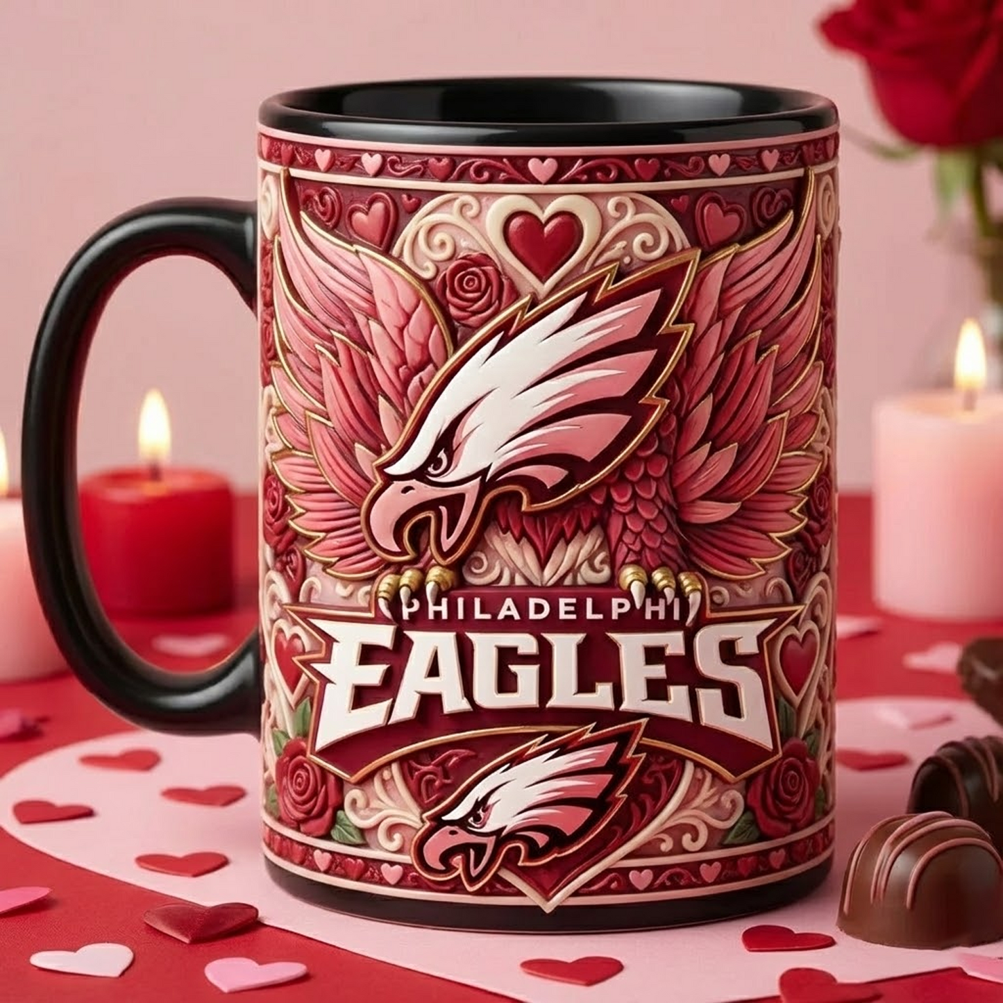 PHI X NFL Love Season Mug - Valentine V2 NAK NHT