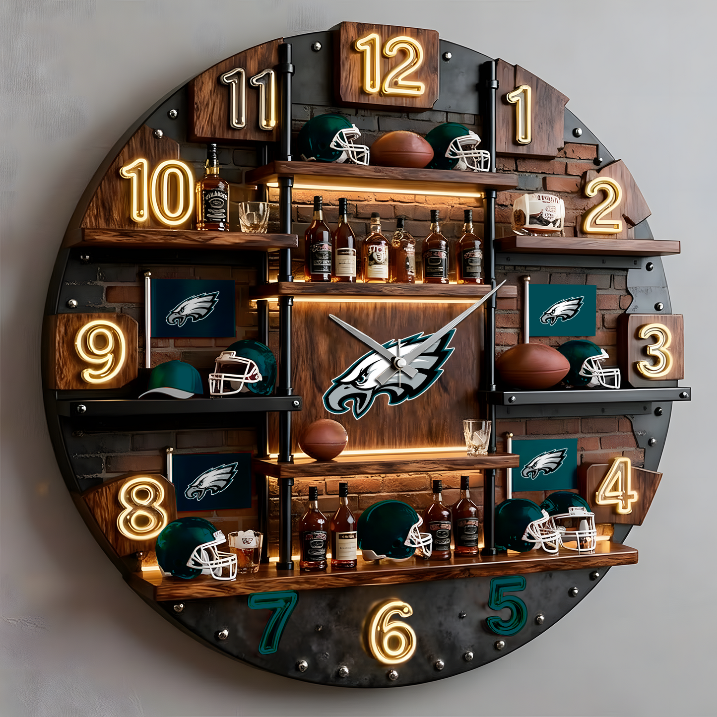 PHI X Premium  Illuminated Wall Clock 2026 NAK NHT