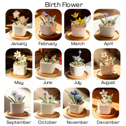 MW _NRL Custom Birth Month Glass Flower Pot Handmade Gift For Fan - Limited Edition NAK TTT